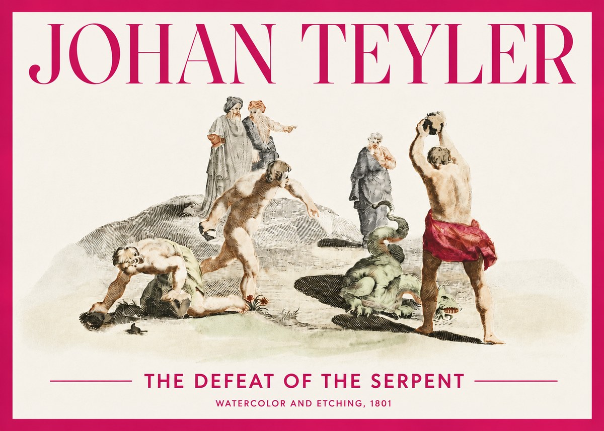 Johan Teyler Study of Ulysses and Polyphemus No4 - Affiche