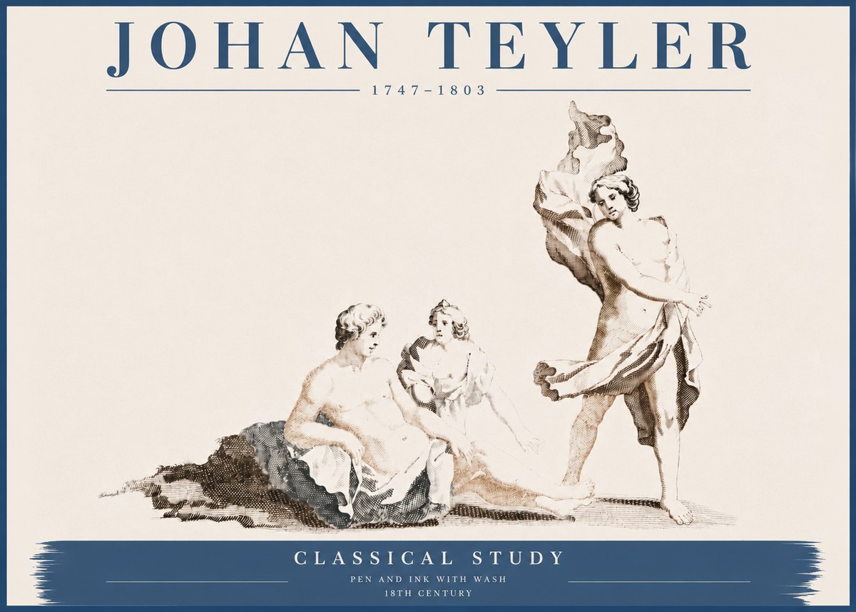 Johan Teyler Classical Study I No4 - Affiche
