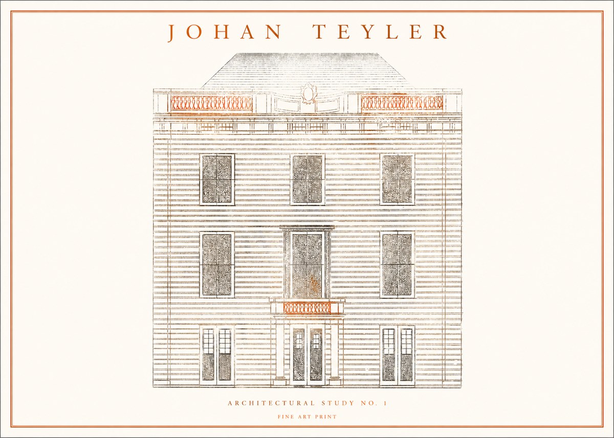 Johan Teyler Architectural Study No. 1 II No1 - Affiche