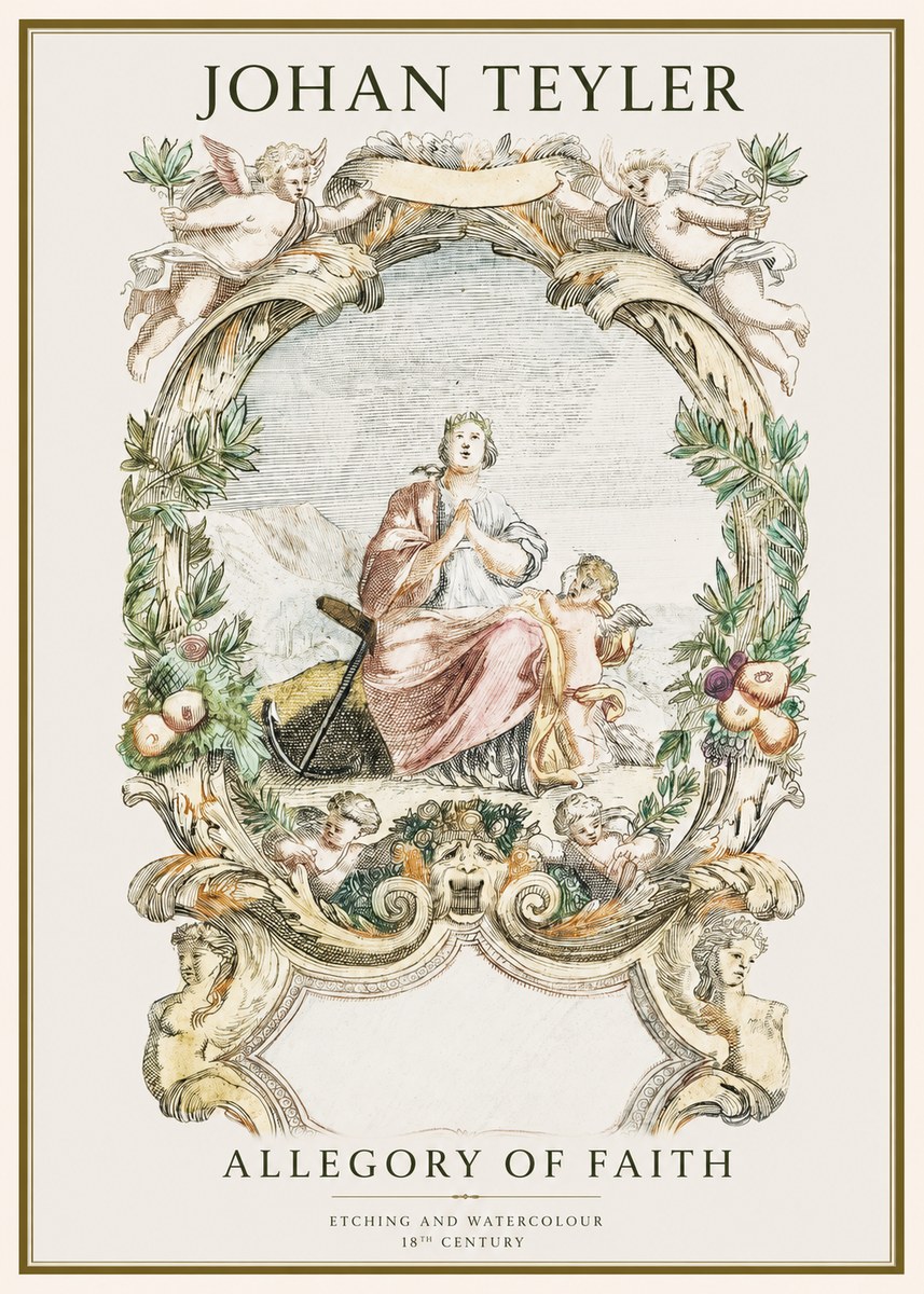 Johan Teyler Allegory of Faith No1 - Affiche