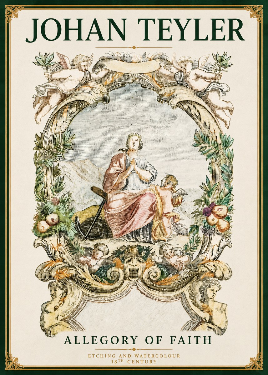 Johan Teyler Allegory of Faith No4 - Affiche