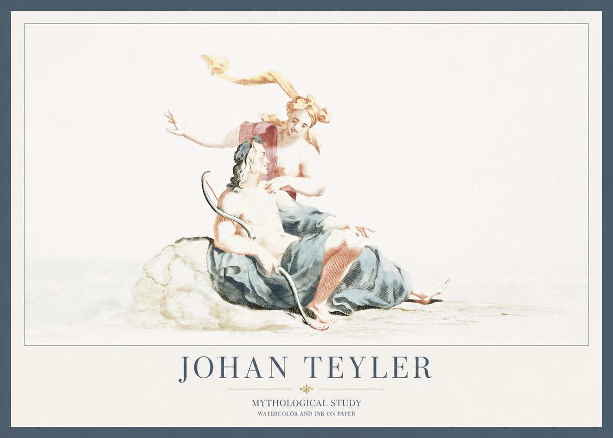 Johan Teyler Mythological Study No2 - Affiche