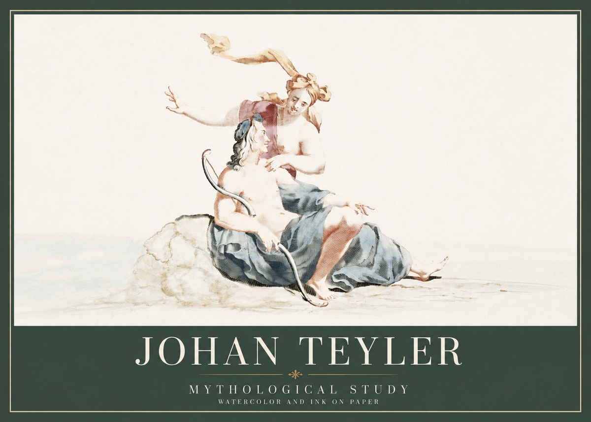 Johan Teyler Mythological Study No3 - Affiche