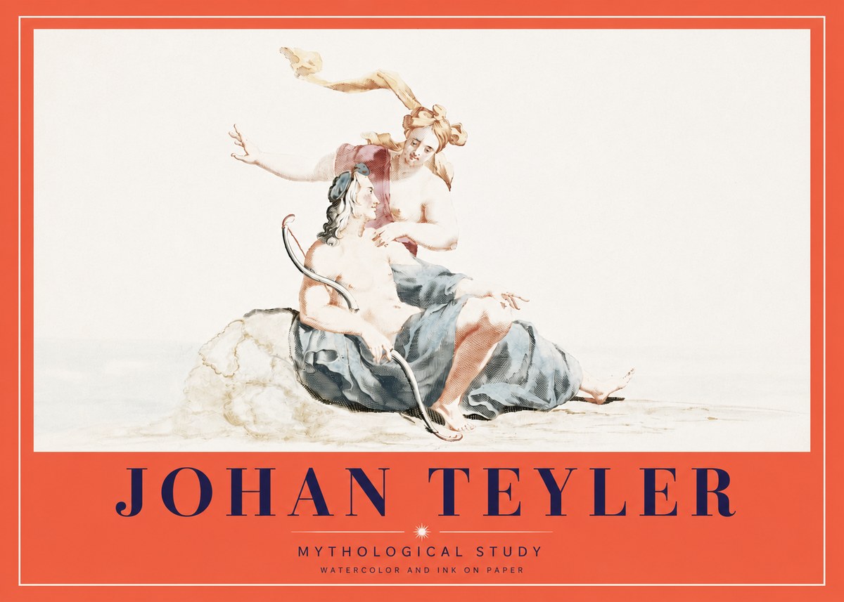 Johan Teyler Mythological Study No4 - Affiche