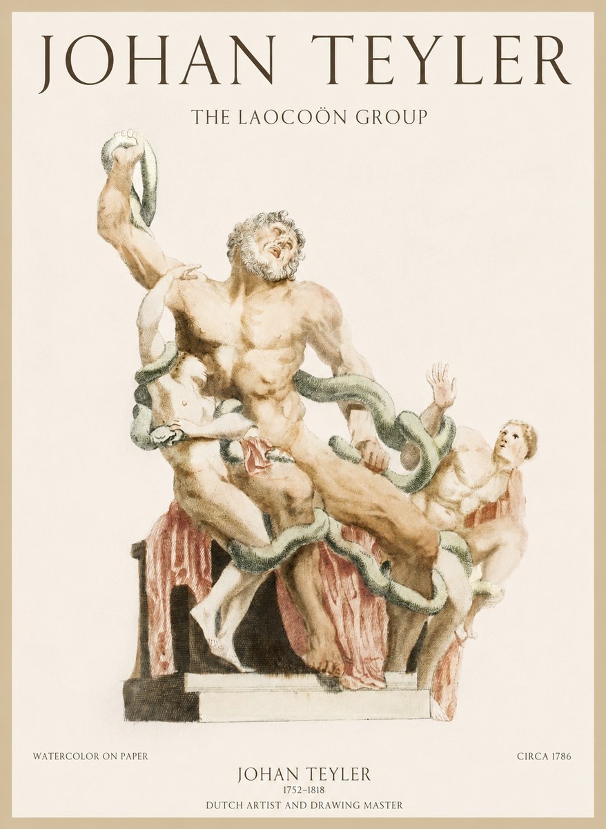 Johan Teyler The Laocoön Group No1 - Affiche