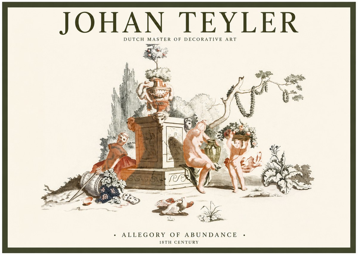 Johan Teyler Allegory of Abundance No1 - Affiche