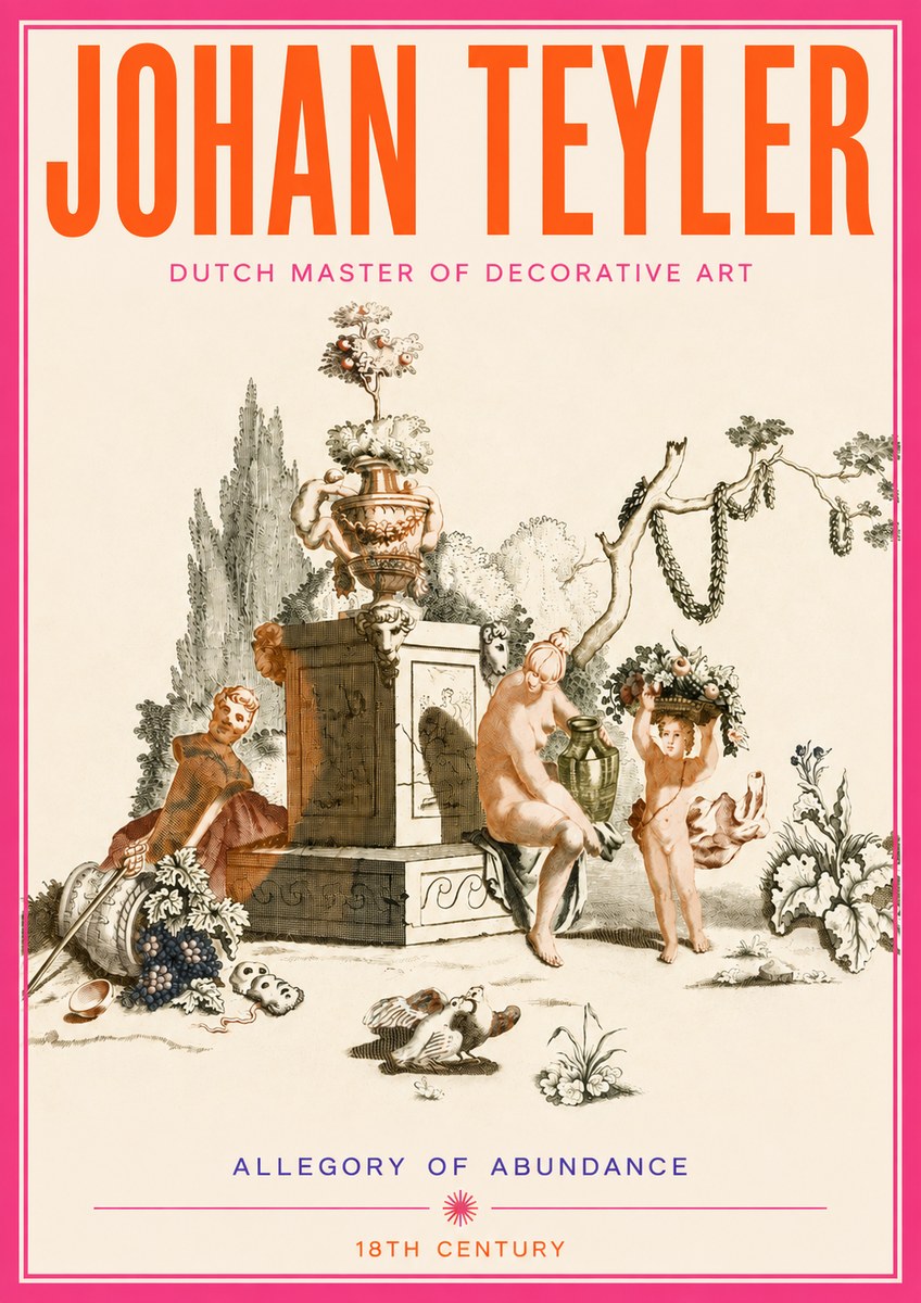 Johan Teyler Allegory of Abundance No4 - Affiche