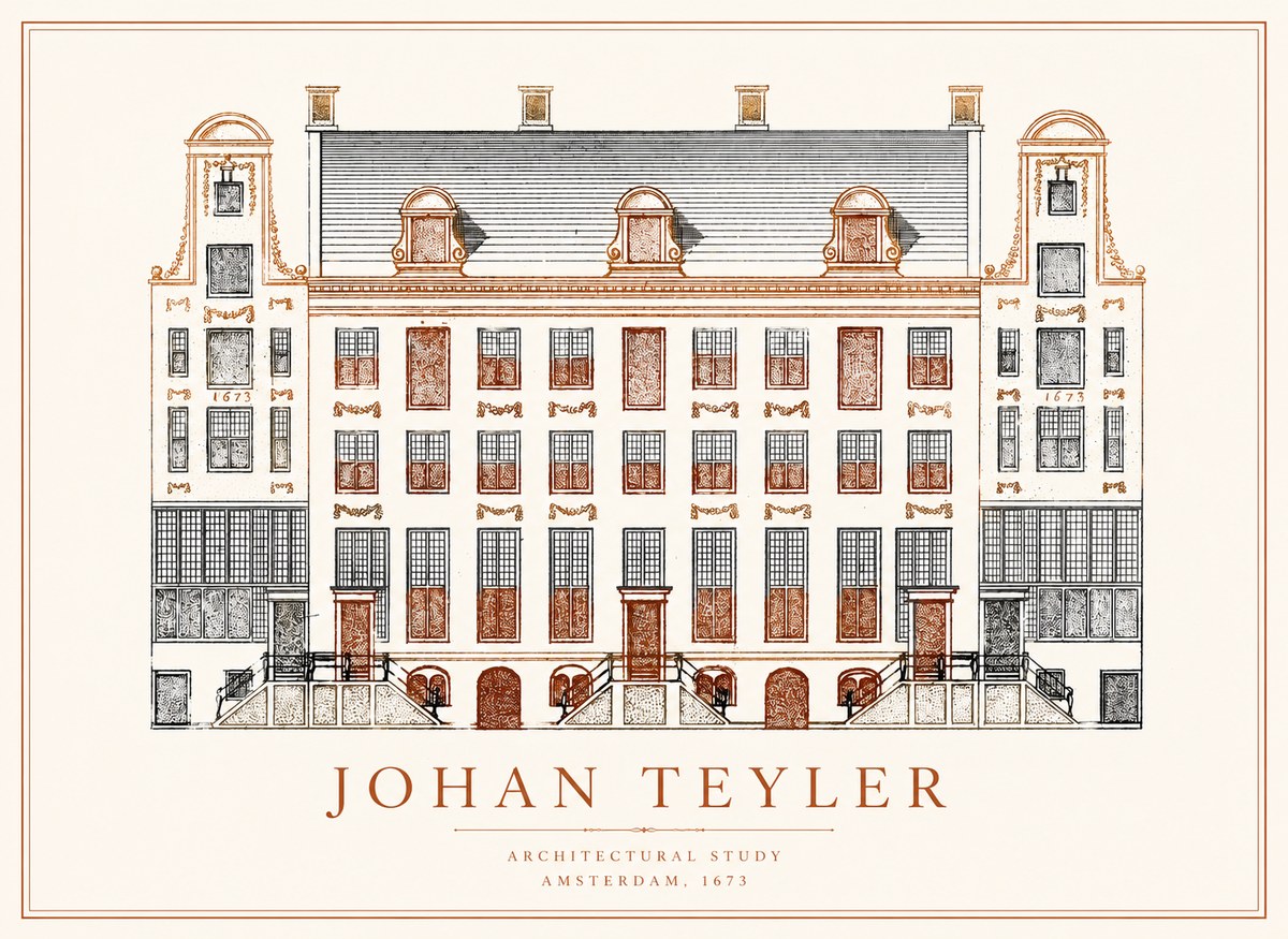 Johan Teyler Architectural Study VIII No1 - Affiche