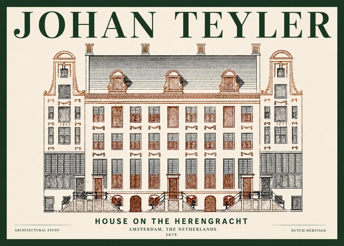 Johan Teyler Architectural Study VIII No6 - Affiche