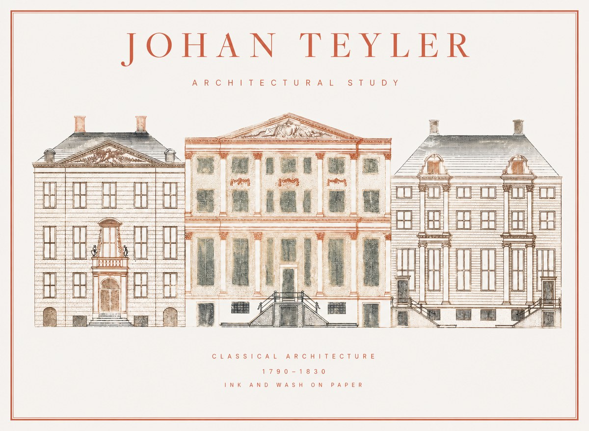 Johan Teyler Architectural Study IX No1 - Affiche