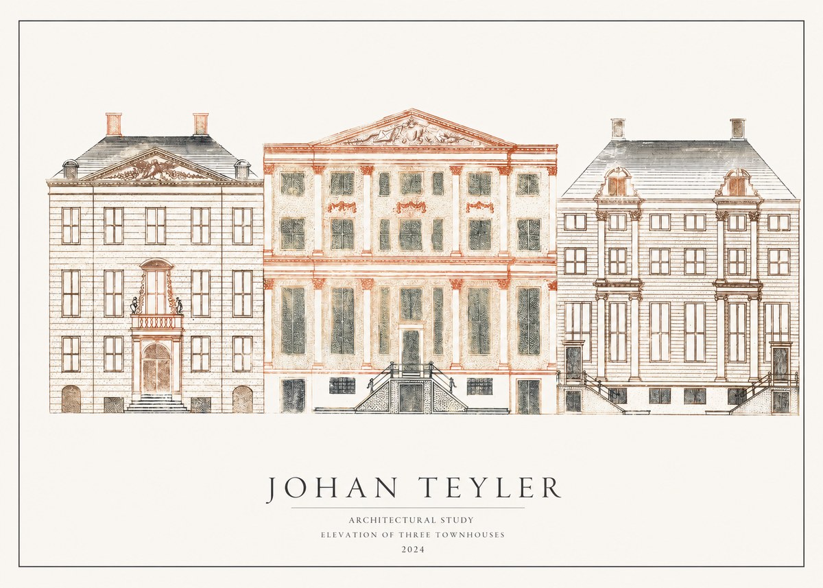 Johan Teyler Architectural Study IX No2 - Affiche