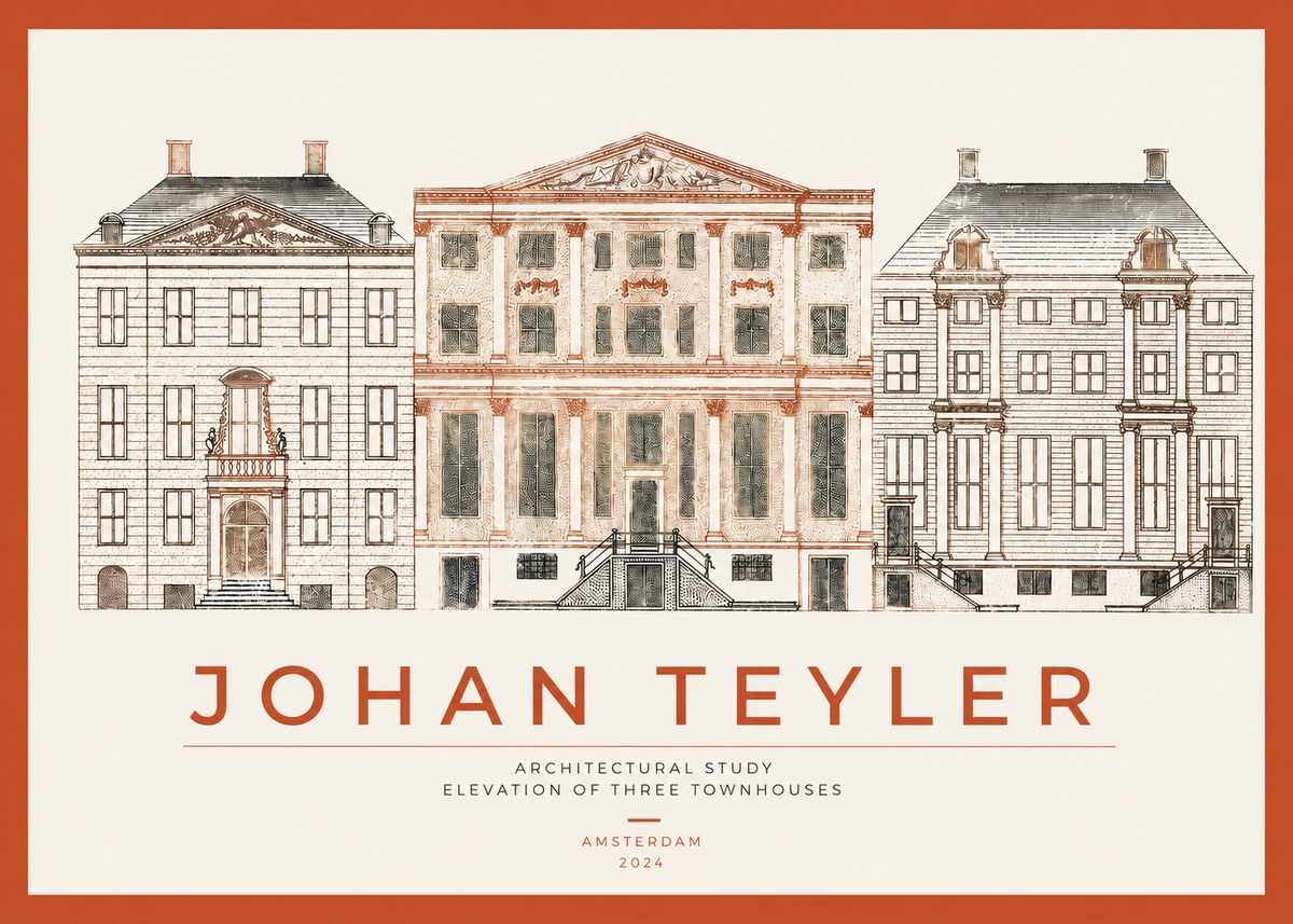 Johan Teyler Architectural Study IX No3 - Affiche