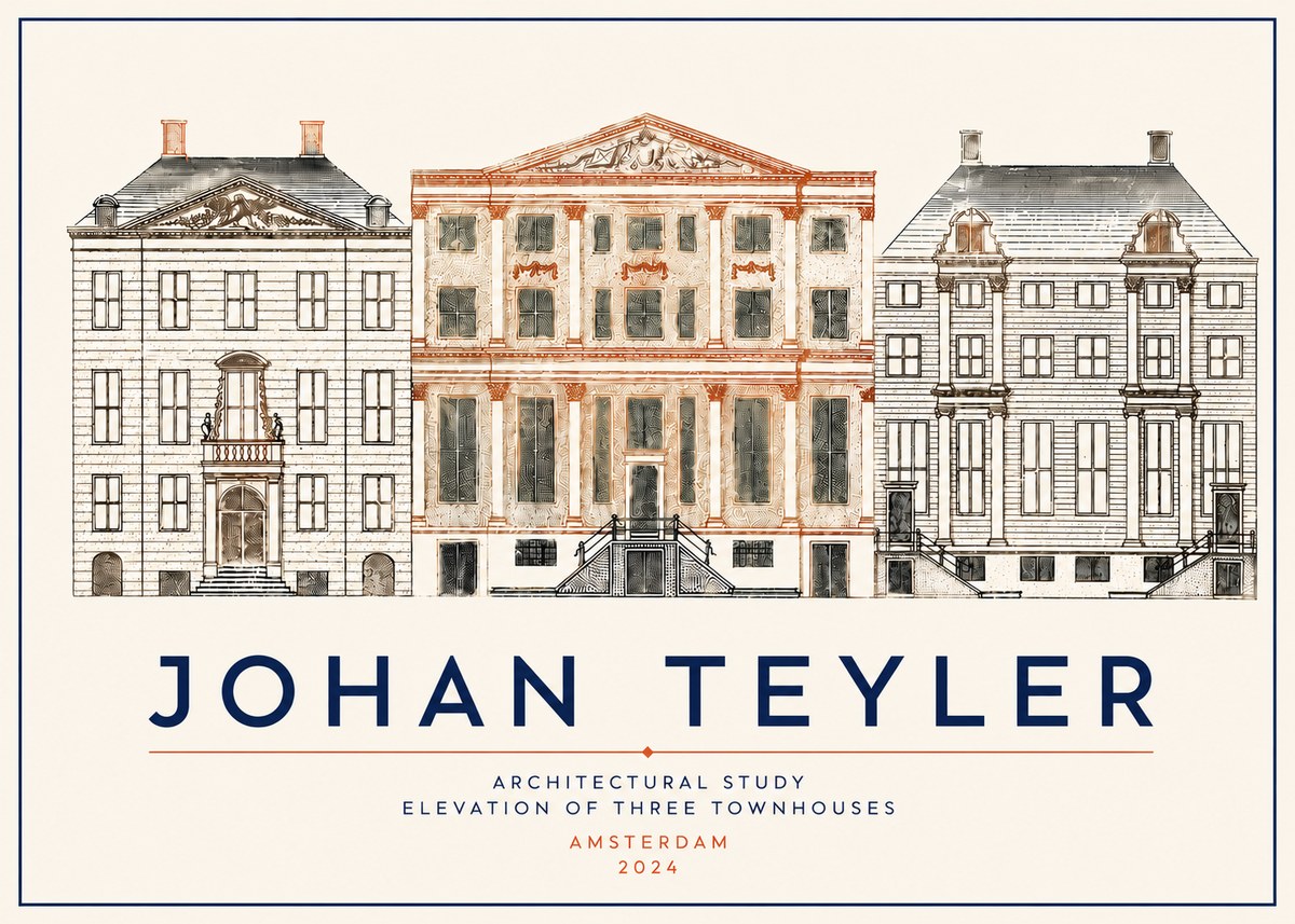 Johan Teyler Architectural Study IX No5 - Affiche