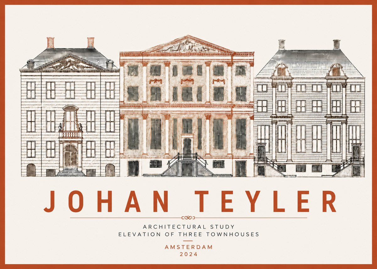 Johan Teyler Architectural Study IX No6 - Affiche