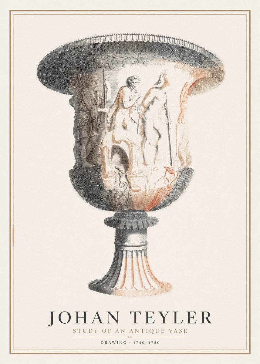 Johan Teyler Classical Urn No2 - Affiche