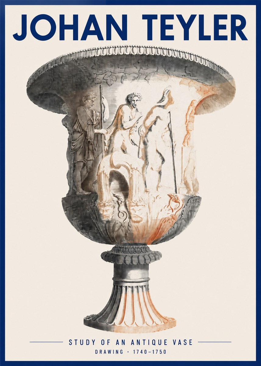 Johan Teyler Classical Urn No3 - Affiche