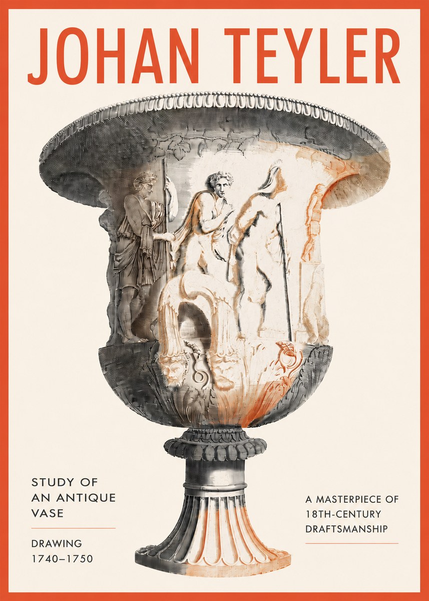 Johan Teyler Classical Urn No4 - Affiche