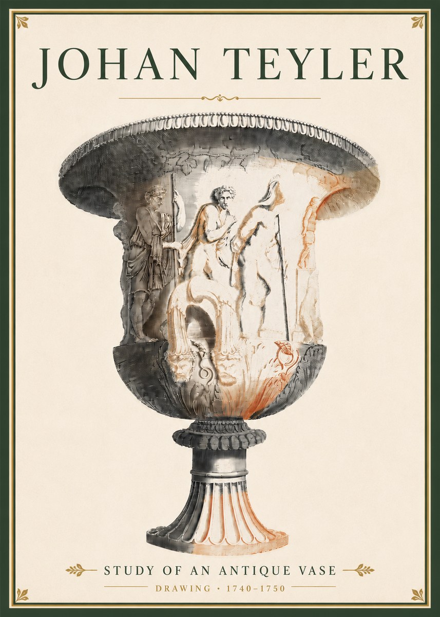 Johan Teyler Classical Urn No5 - Affiche