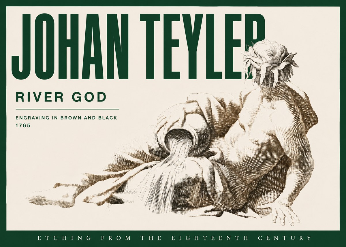 Johan Teyler River God No5 - Affiche