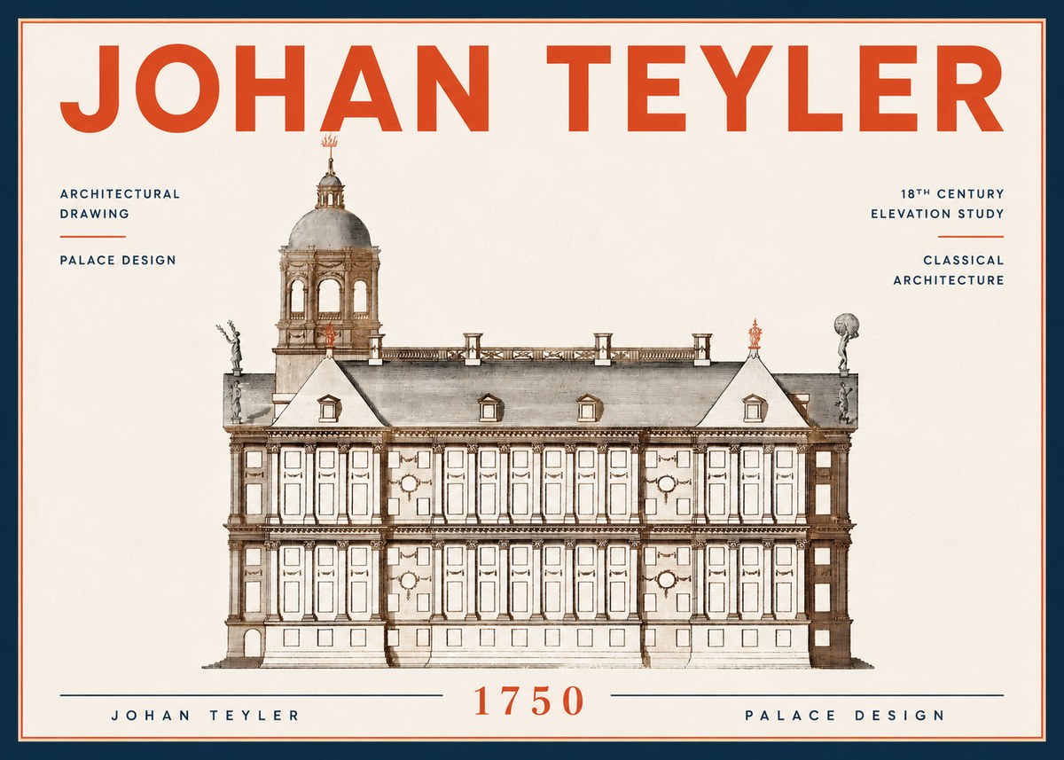 Johan Teyler Palace Design No6 - Affiche