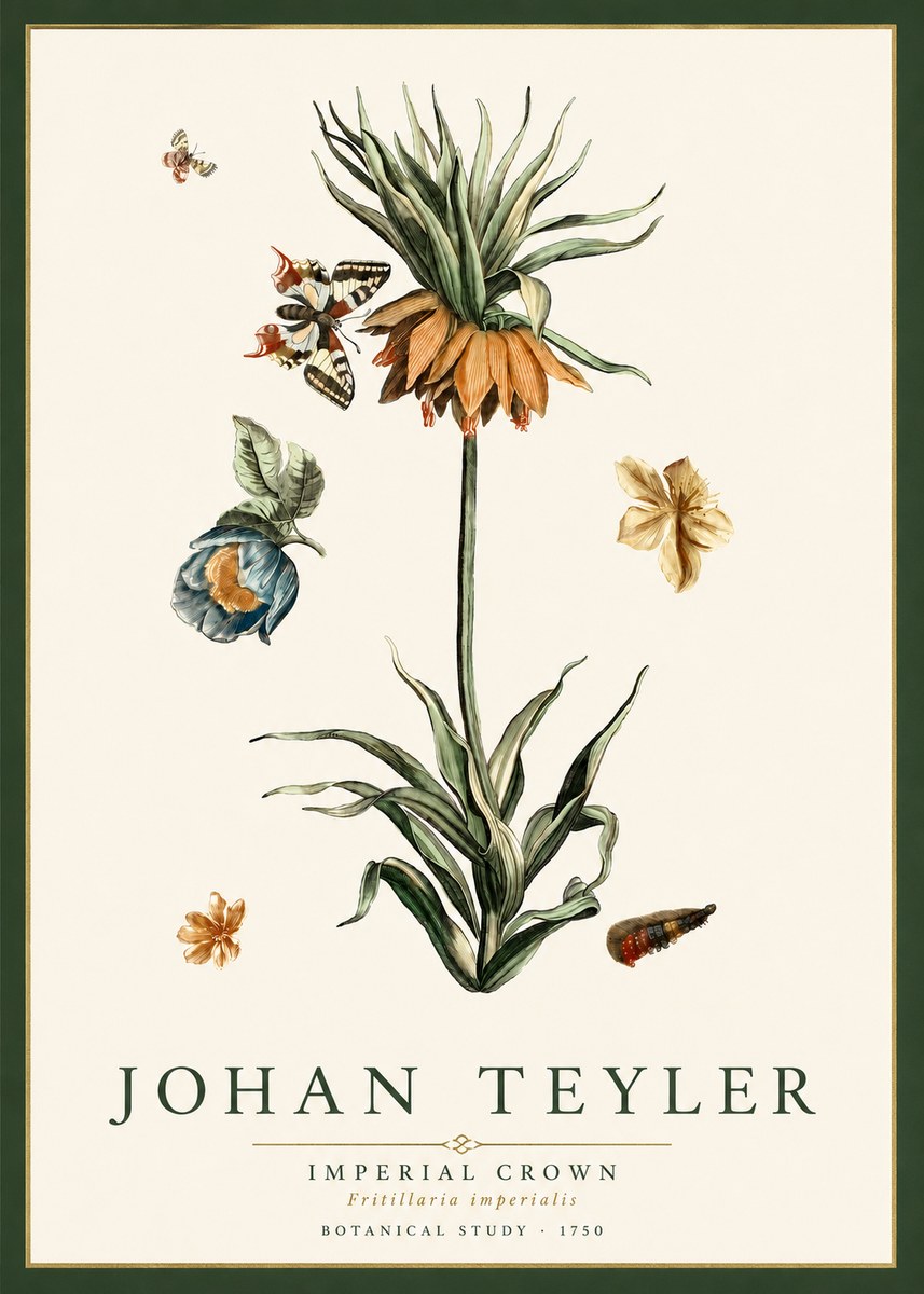Johan Teyler Crown Imperial No5 - Affiche