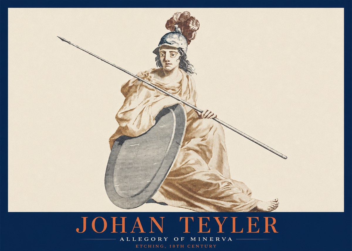 Johan Teyler Allegory of Minerva No2 - Affiche
