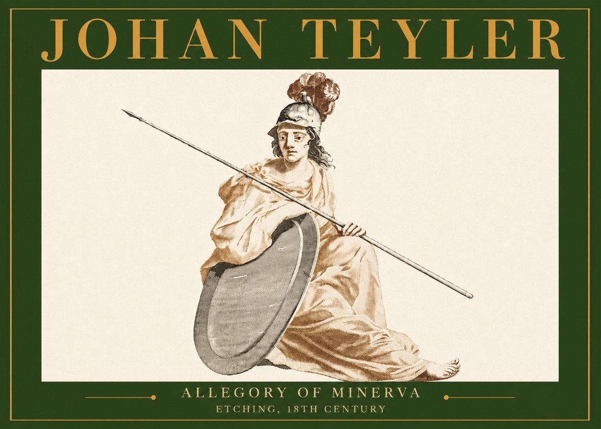 Johan Teyler Allegory of Minerva No4 - Affiche
