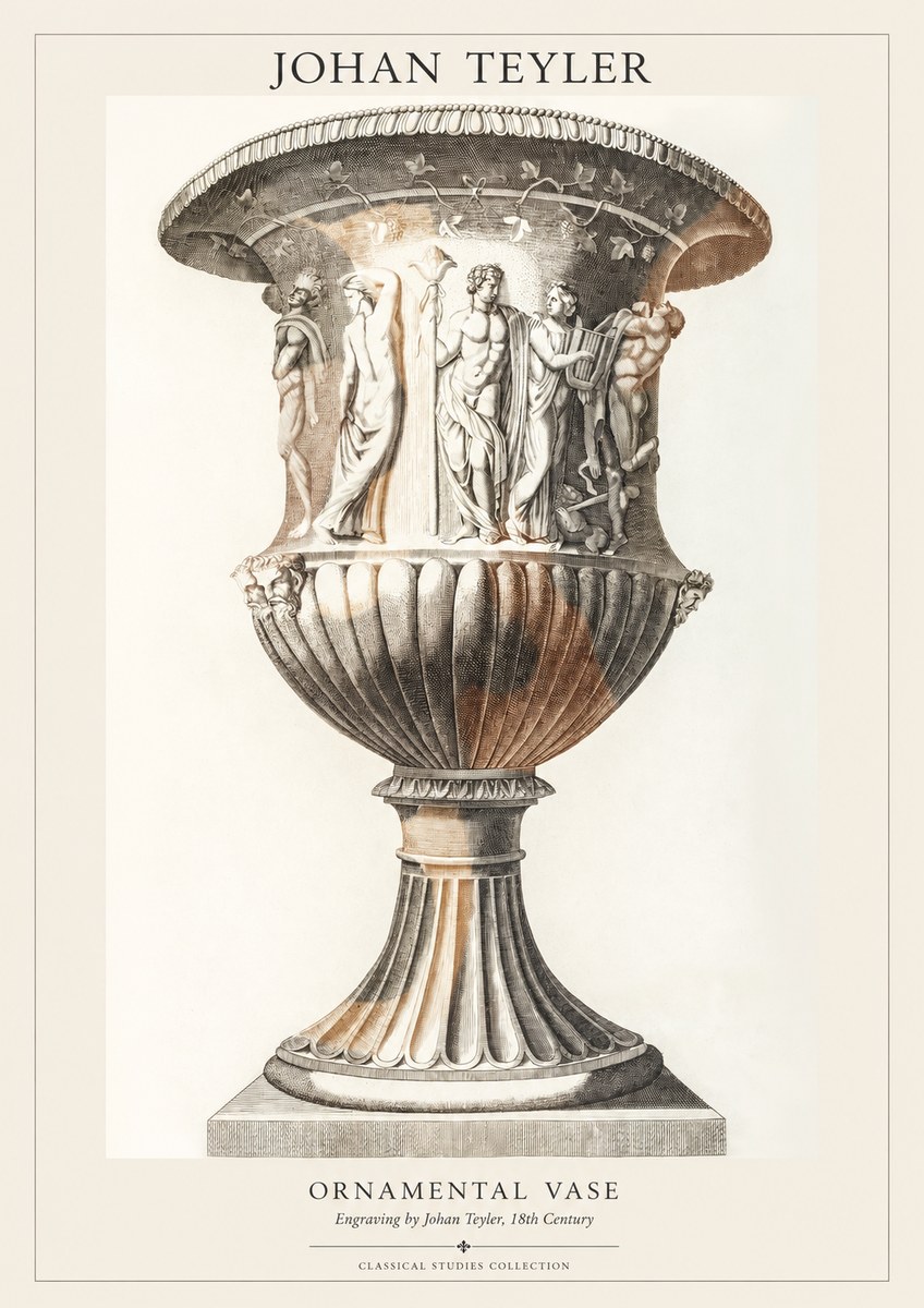 Johan Teyler Ornamental Vase II No1 - Affiche