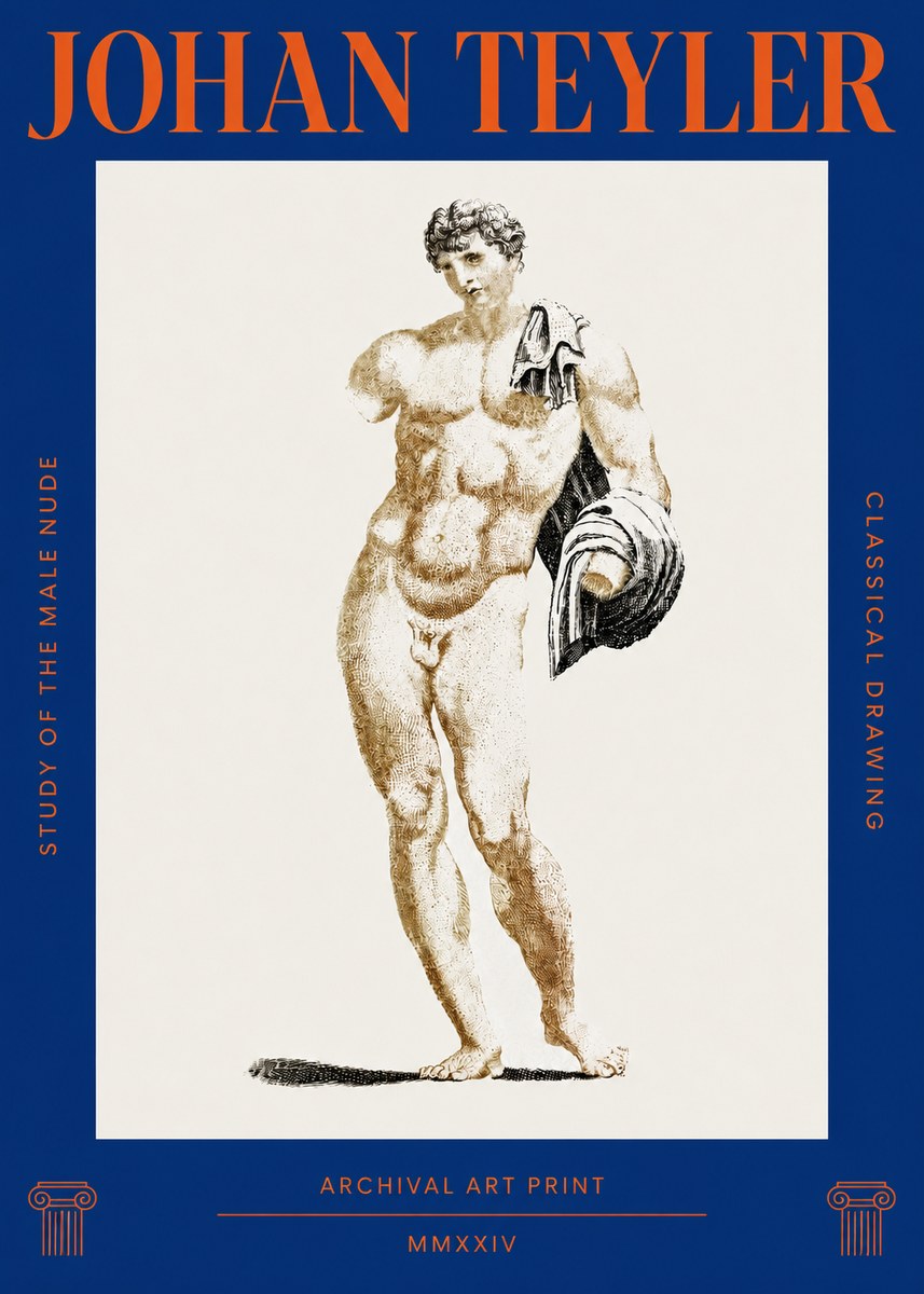 Johan Teyler Classical Study II No3 - Affiche