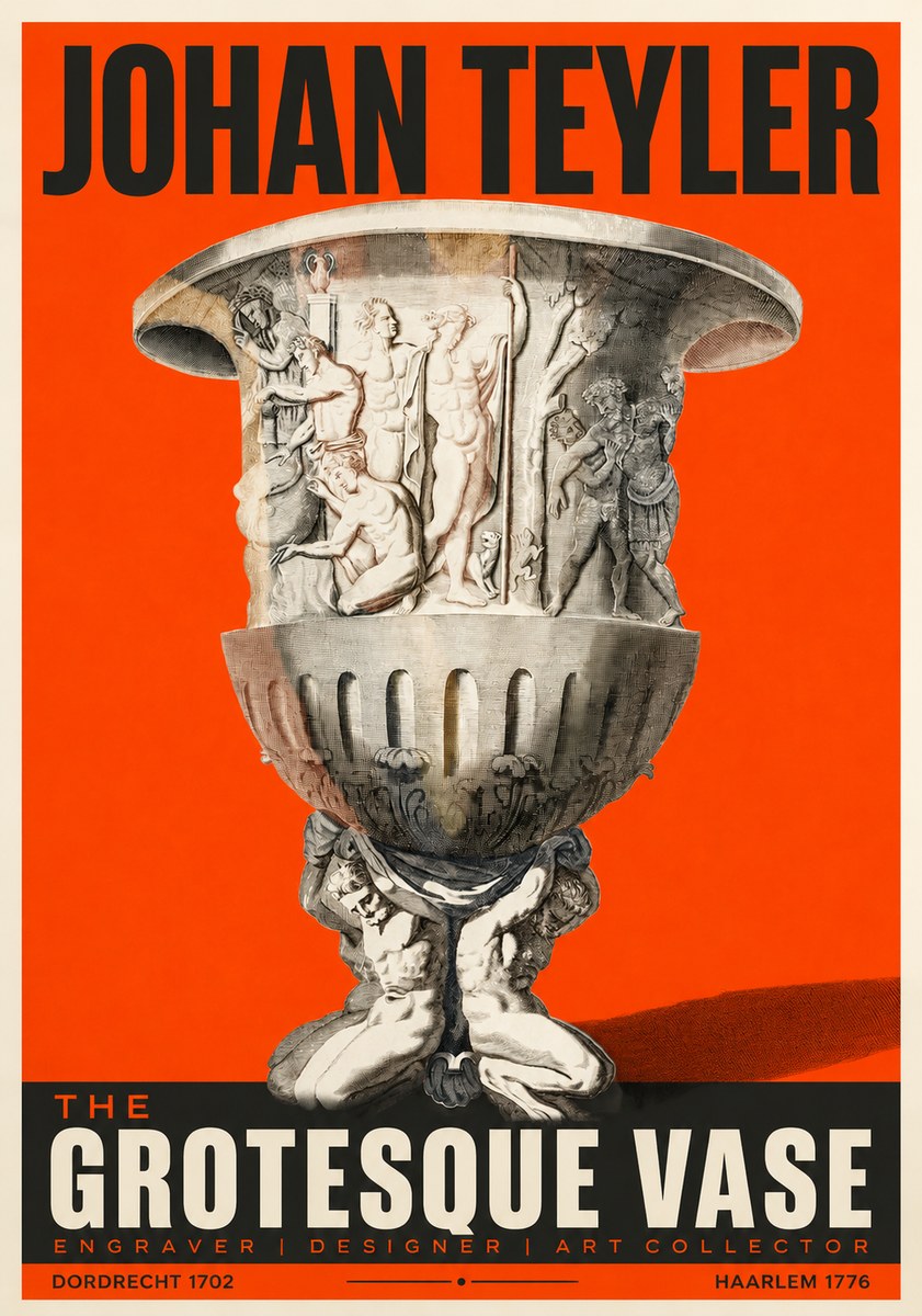 Johan Teyler The Grotesque Vase No2 - Affiche