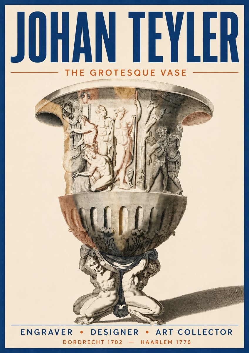 Johan Teyler The Grotesque Vase No6 - Affiche