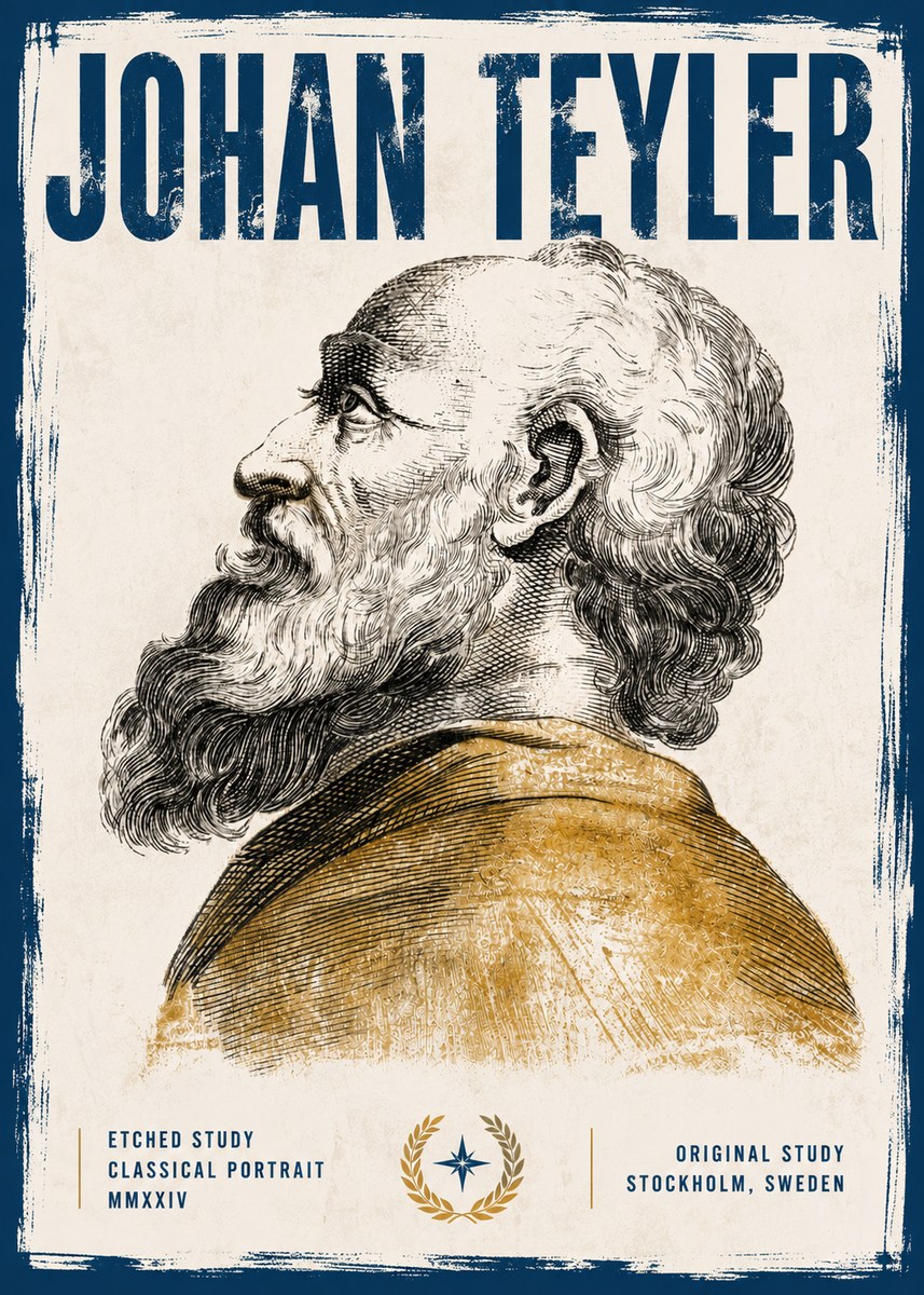 Johan Teyler Profile Study No6 - Affiche