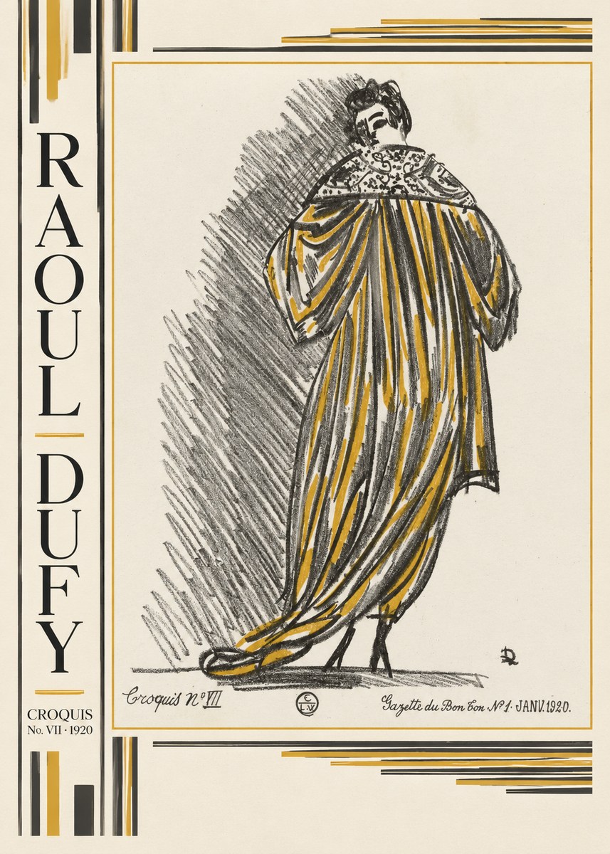 Raoul Dufy Croquis No. Vii No2 - Affiche