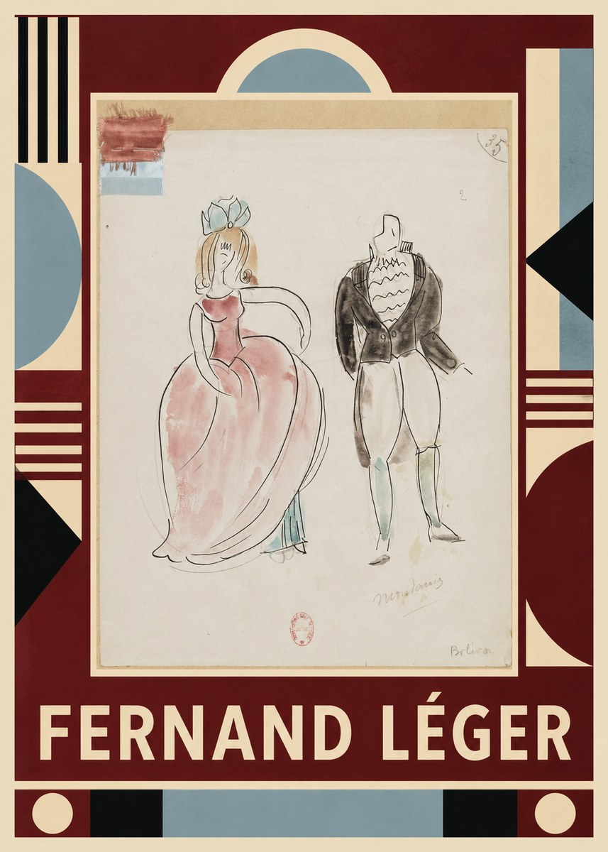 Fernand Léger Bolivar VI No1 - Affiche