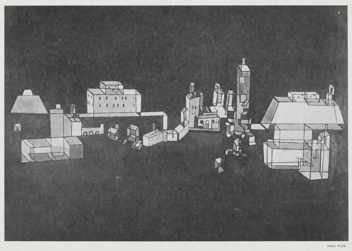 Paul Klee Architectural Forms No6 - Affiche