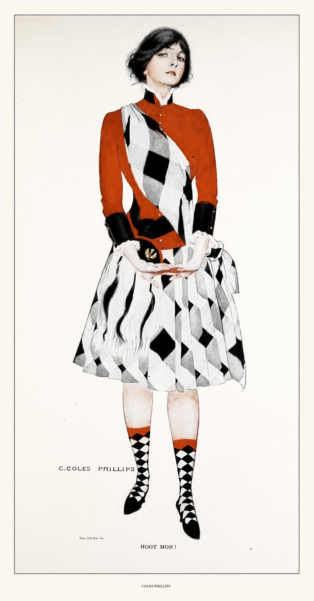 Coles Phillips Hoot Mon! No4 - Affiche