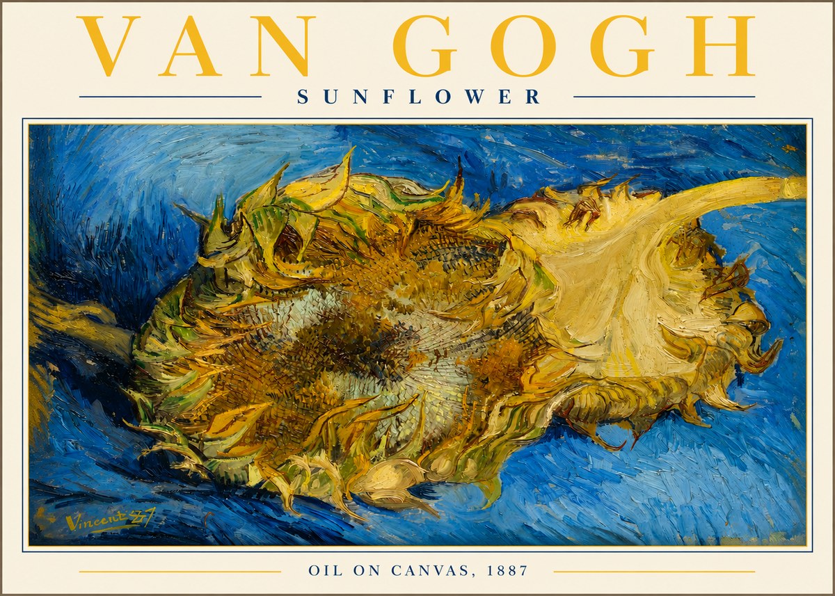 Van Gogh Sunflower No2 - Affiche