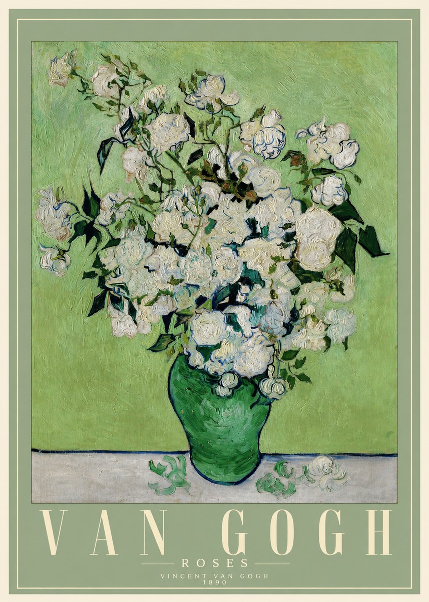 Van Gogh Roses I No2 - Affiche
