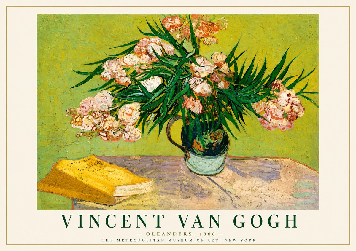 Van Gogh Oleanders No1 - Affiche
