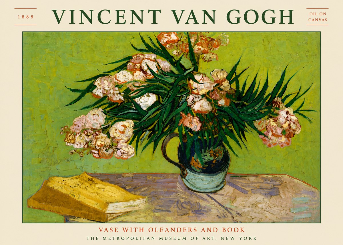 Van Gogh Oleanders No5 - Affiche