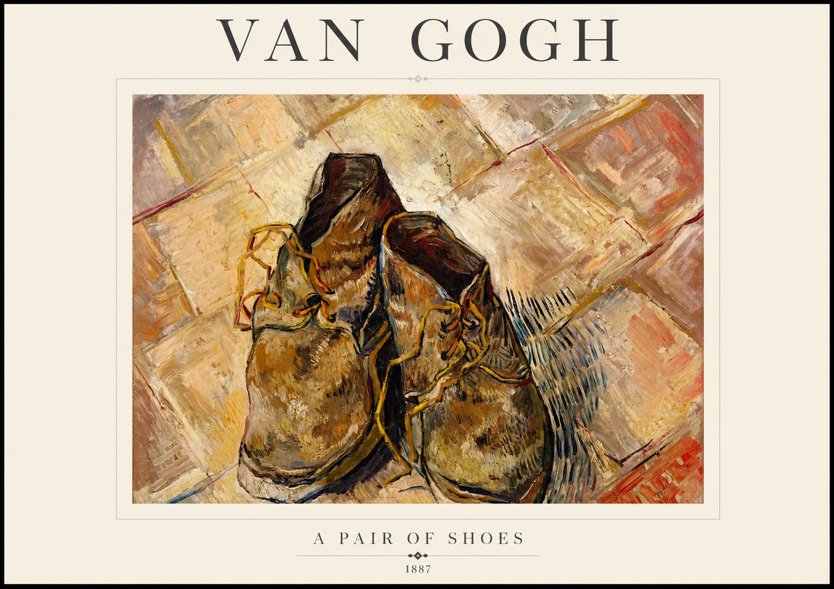 Van Gogh A Pair of Shoes No1 - Affiche