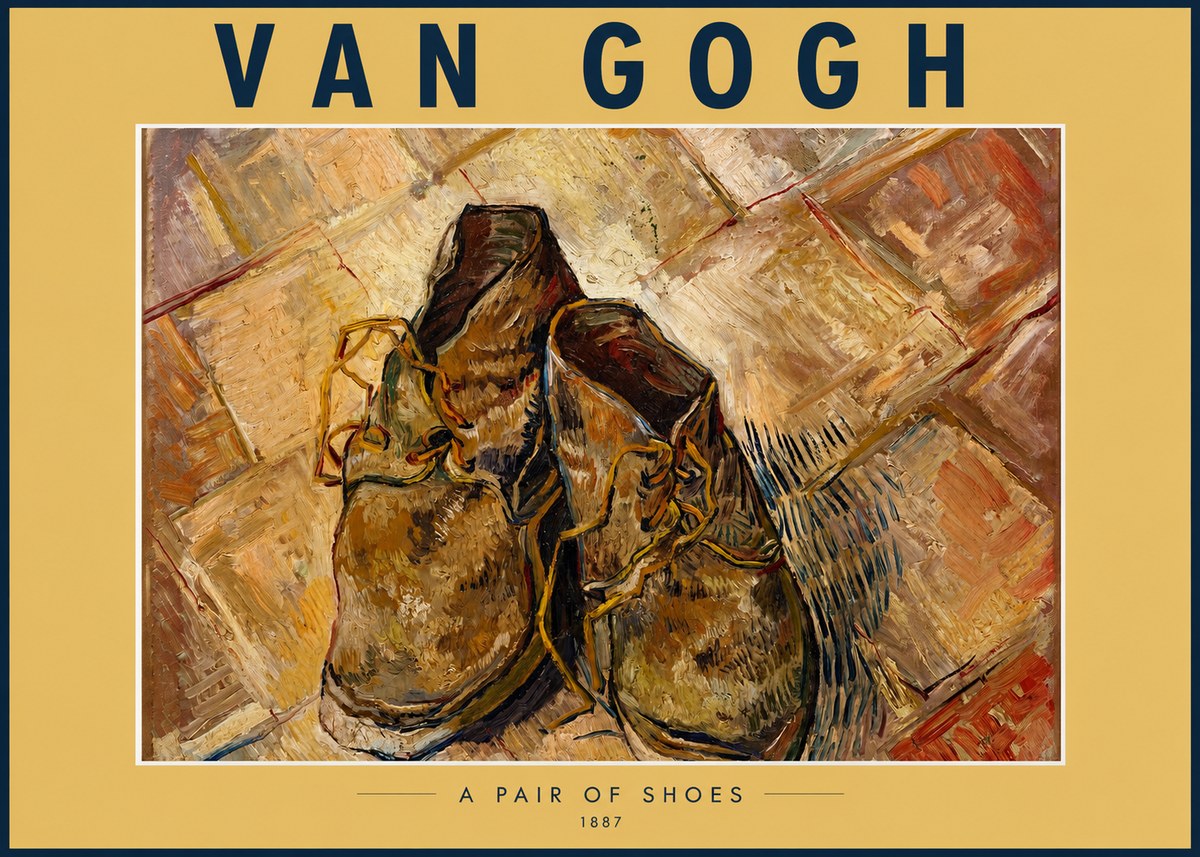 Van Gogh A Pair of Shoes No2 - Affiche