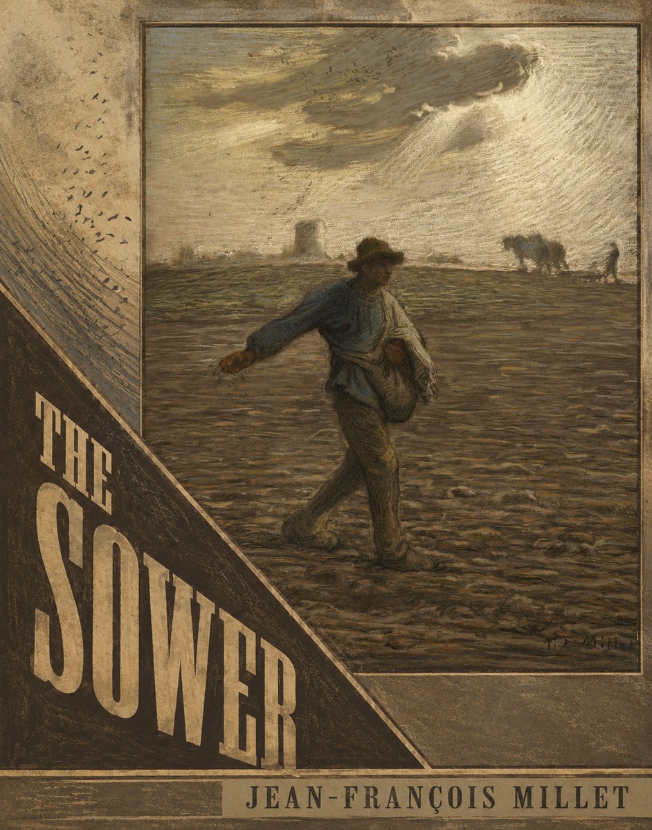 Jean-François Millet The Sower I No6 - Affiche