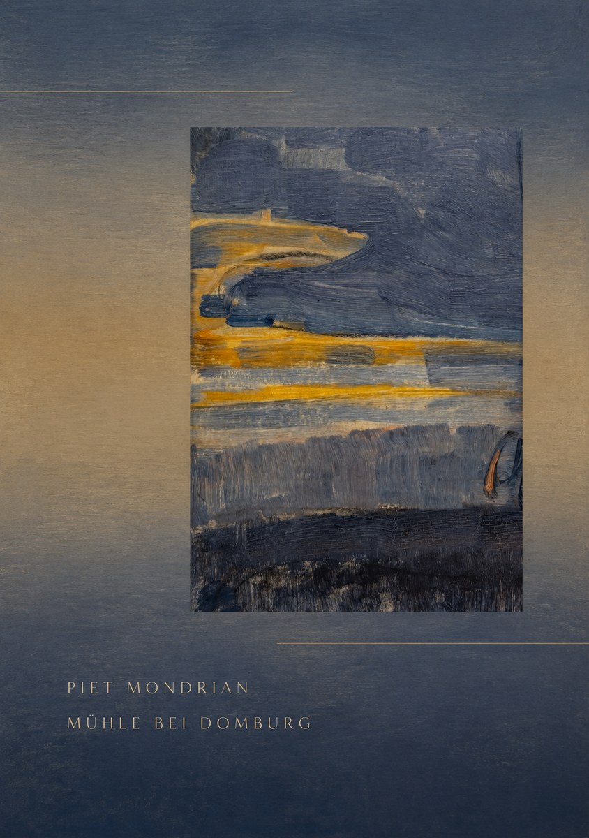 Piet Mondrian Mühle Bei Domburg No6 - Affiche