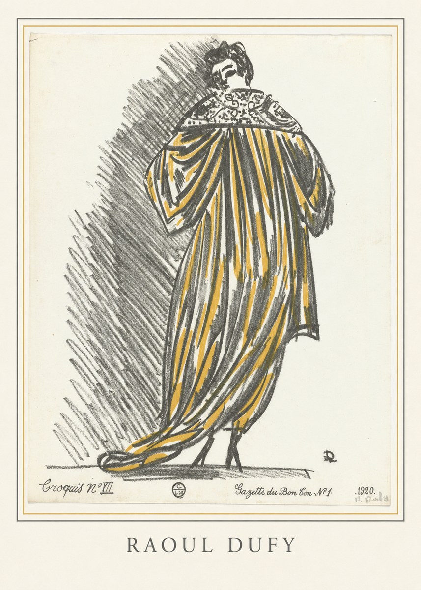 Raoul Dufy Croquis N°vii No5 - Affiche