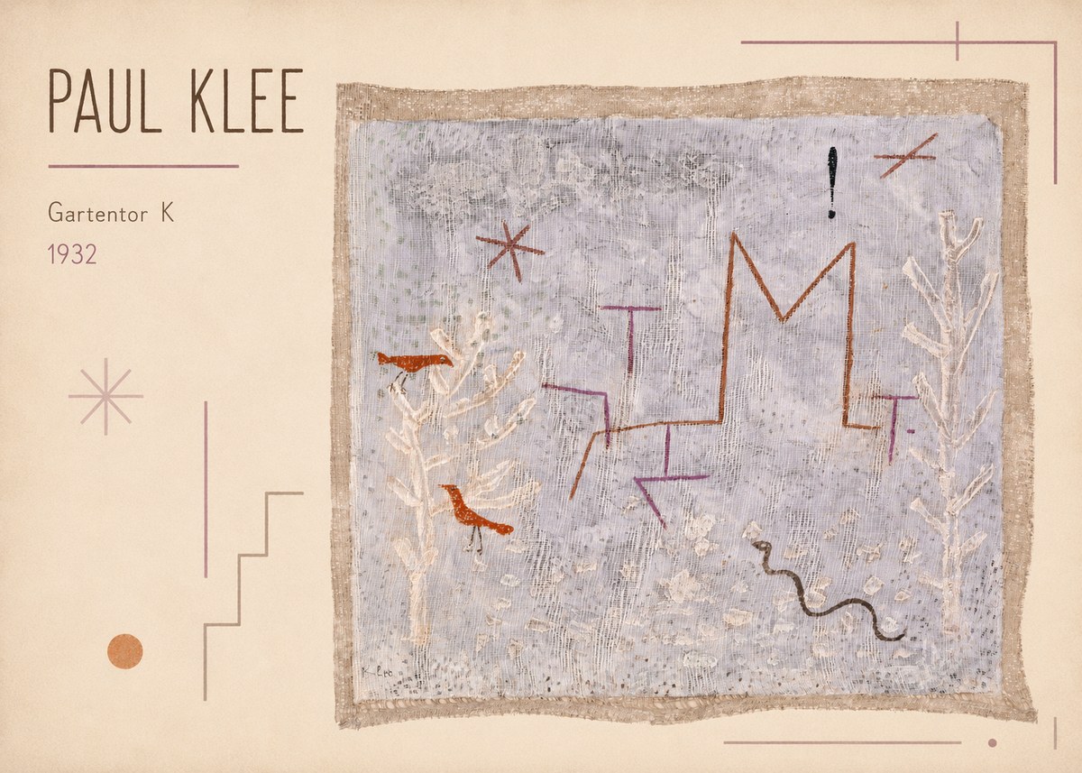 Paul Klee Gartentor K No1 - Affiche