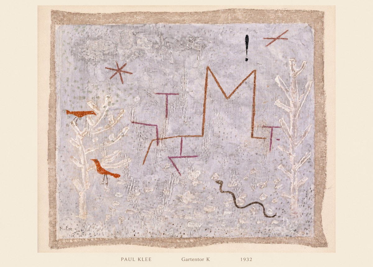 Paul Klee Gartentor K No5 - Affiche