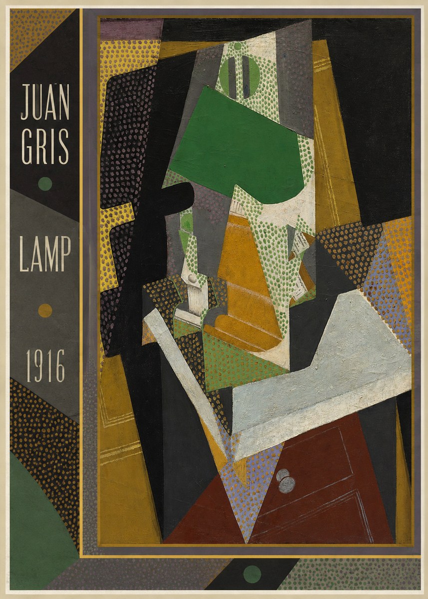 Juan Gris Lamp No2 - Affiche