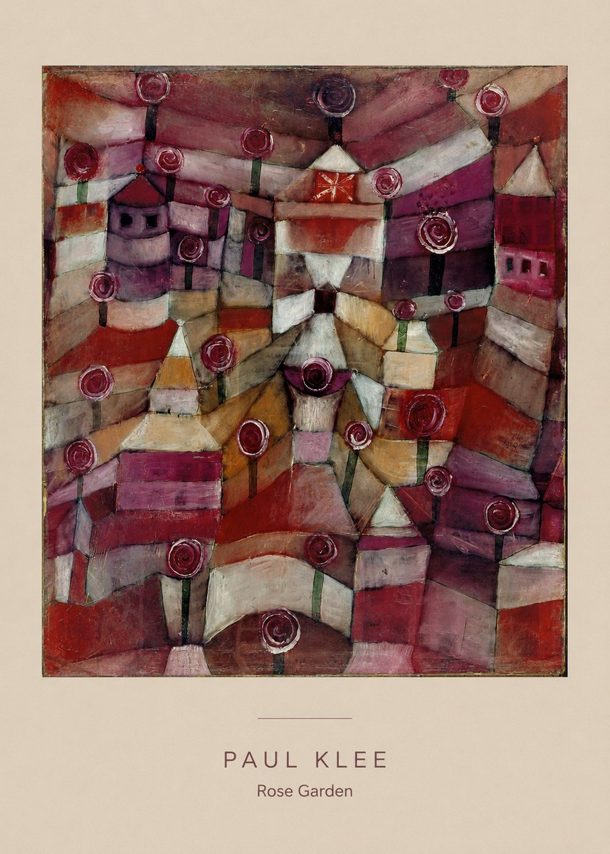 Paul Klee Rose Garden No6 - Affiche
