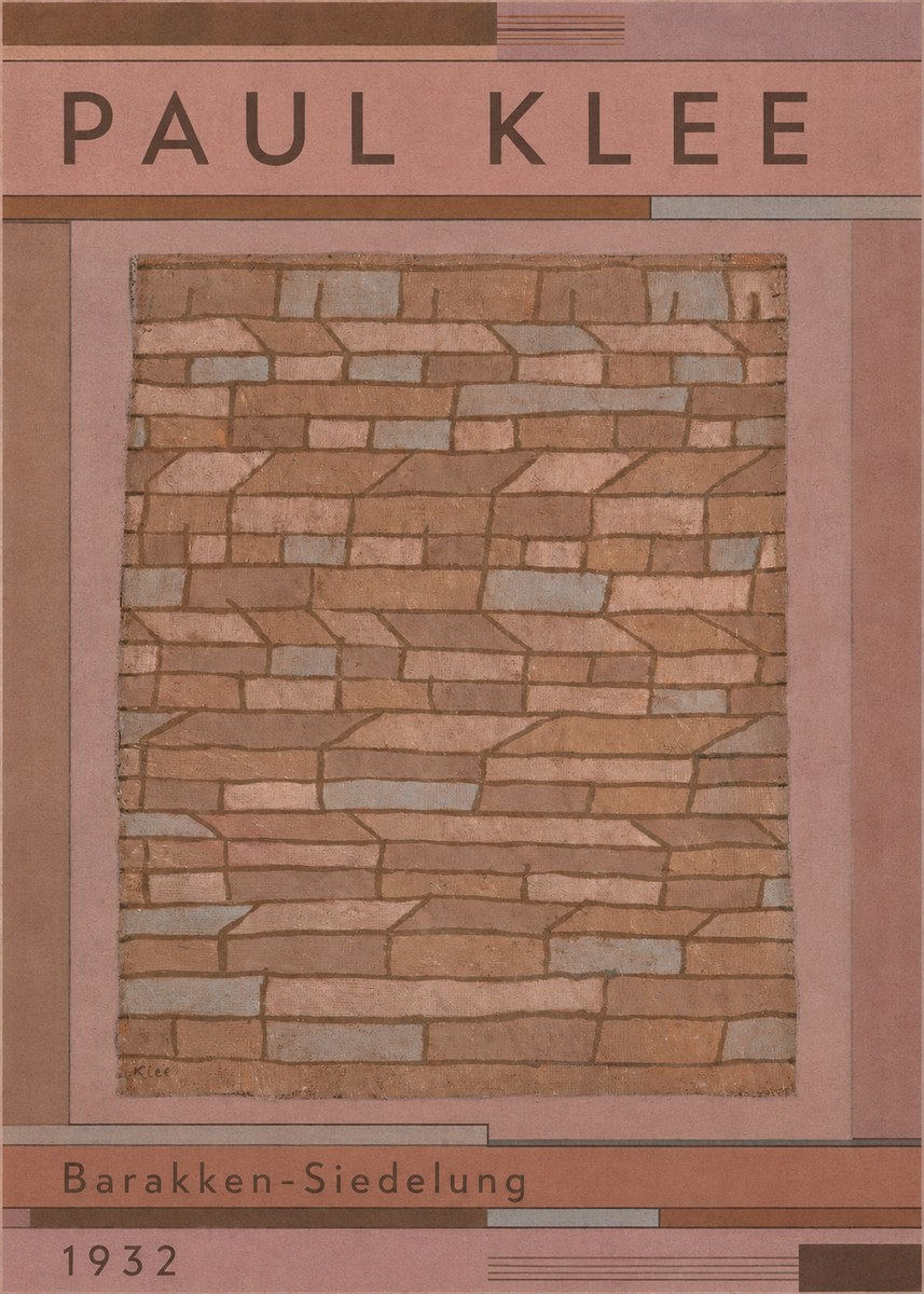 Paul Klee Barakken-siedelung No3 - Affiche